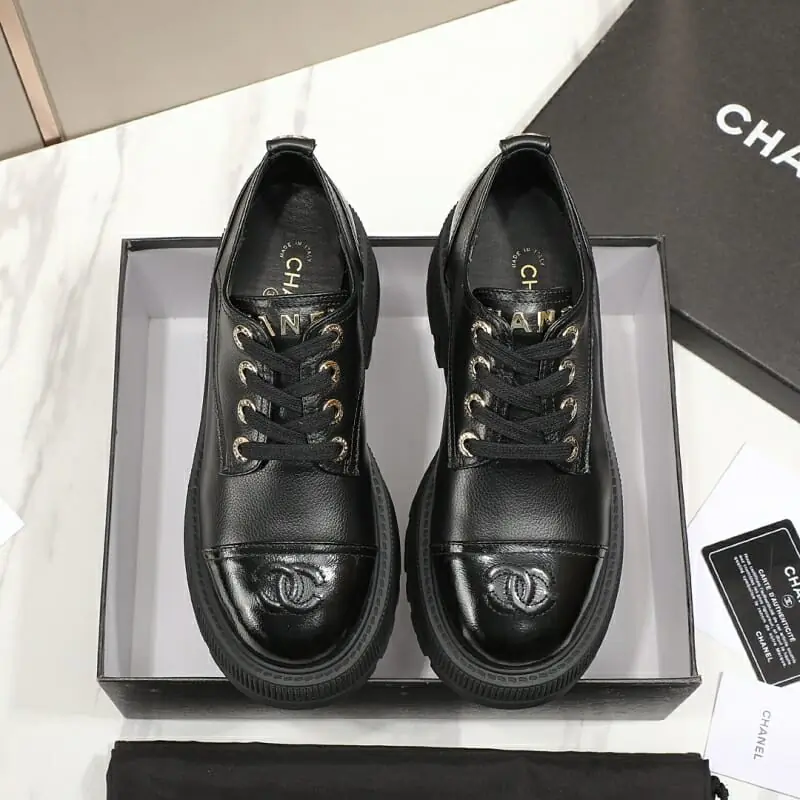 chanel cuir chaussures pour femme s_1266ab61